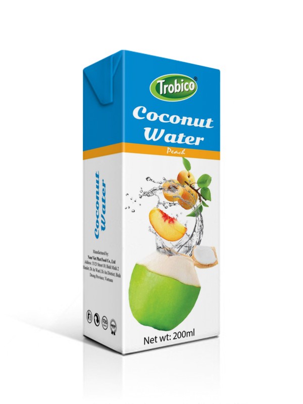 Coconut water with peach 200ml